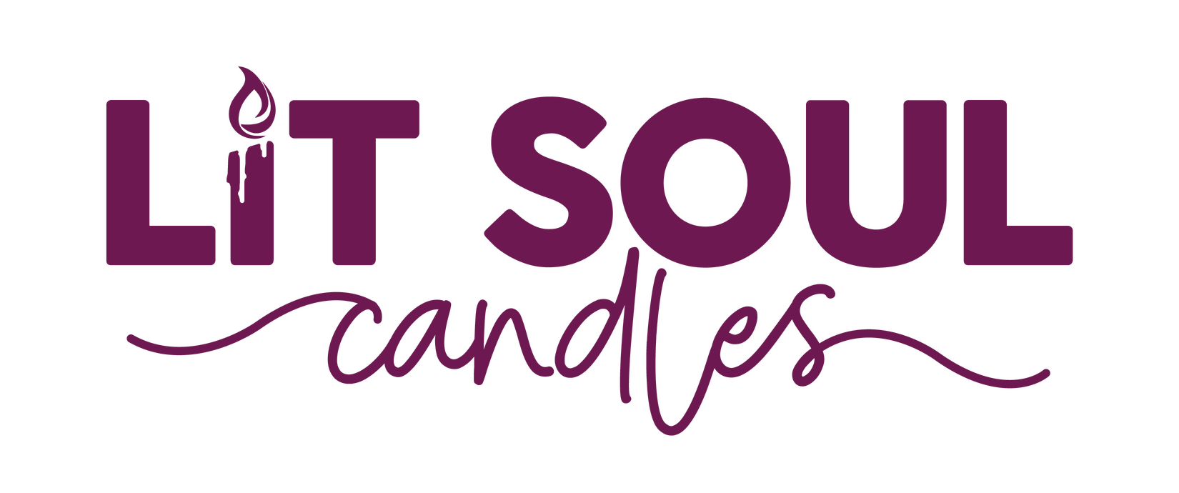 lit soul candles logo
